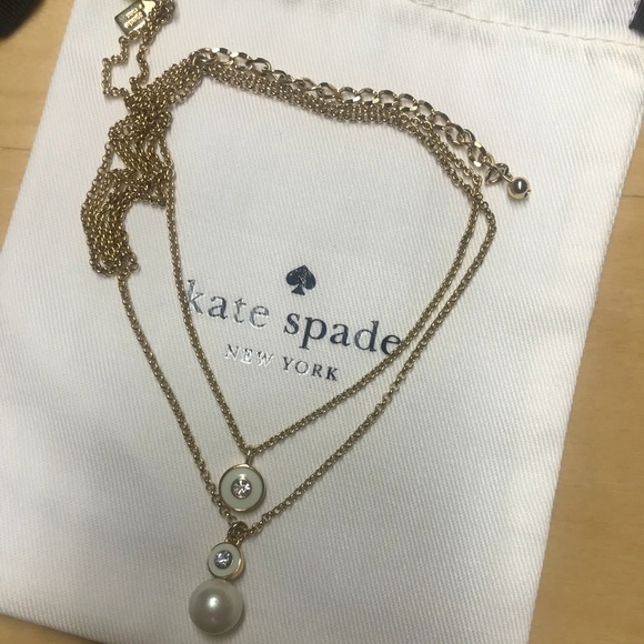 Kate Spade New York Pearly Delight Double Pendant - Picture 3 of 4